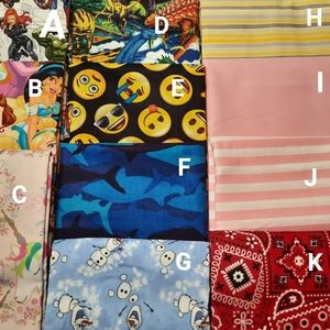 6 pack of Fabric Face Masks